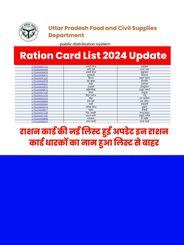 Ration Card List Update 2023: इन राशन कार्ड  धारकों का नाम होगा लिस्ट से